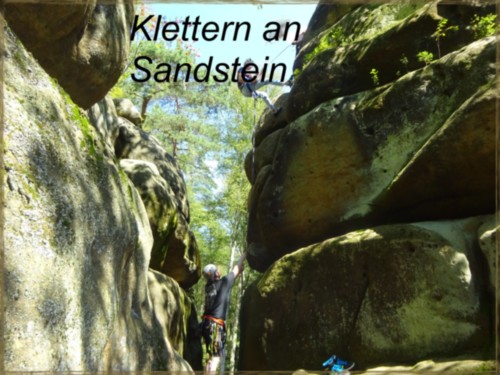 KletternanSandstein